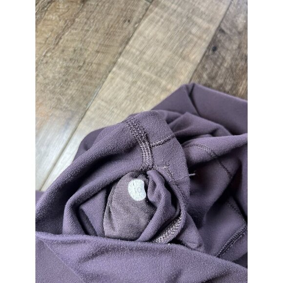 Lululemon Wunder Under Hi-Rise 7/8 Tight Full-On Luon 25" Black Cherry Size 10 - Picture 6 of 8